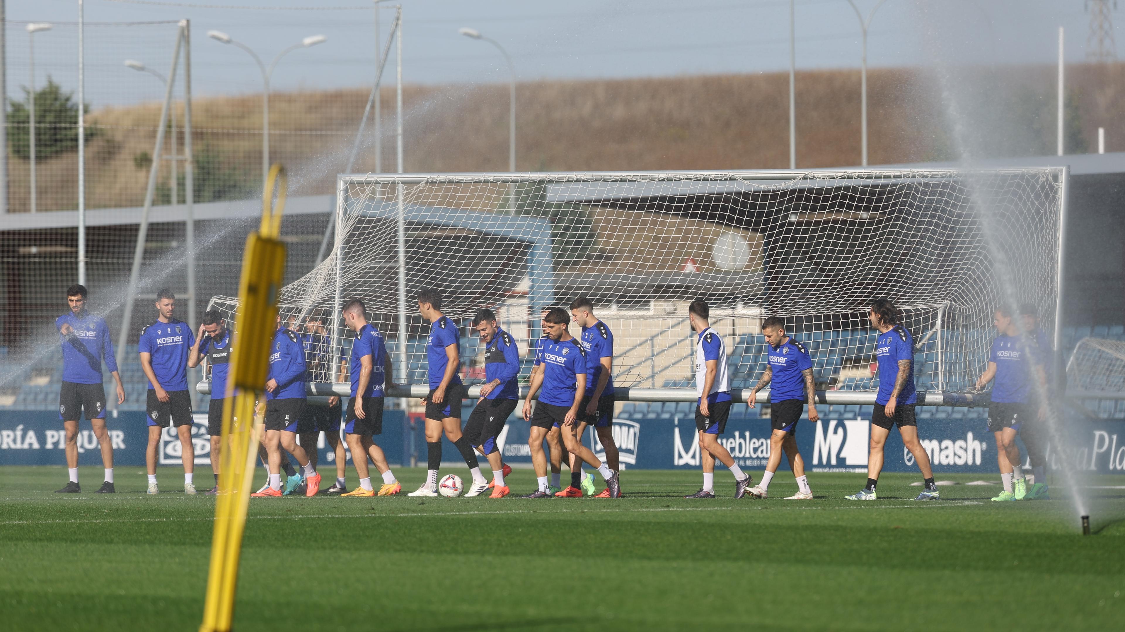 Osasuna regresa a los entrenamientos en Tajonar