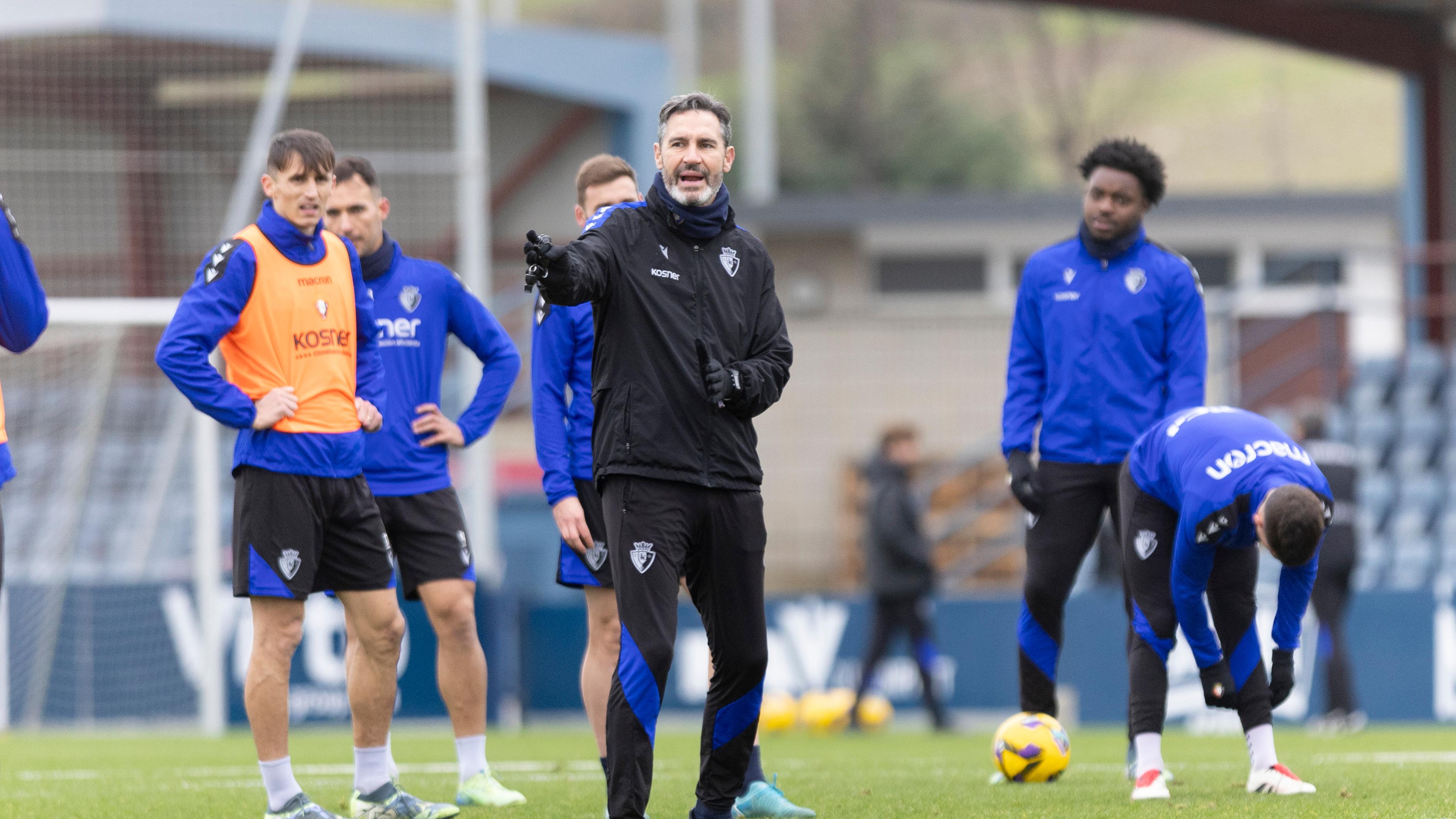 Osasuna completa la segunda sesión de entrenamiento de la semana