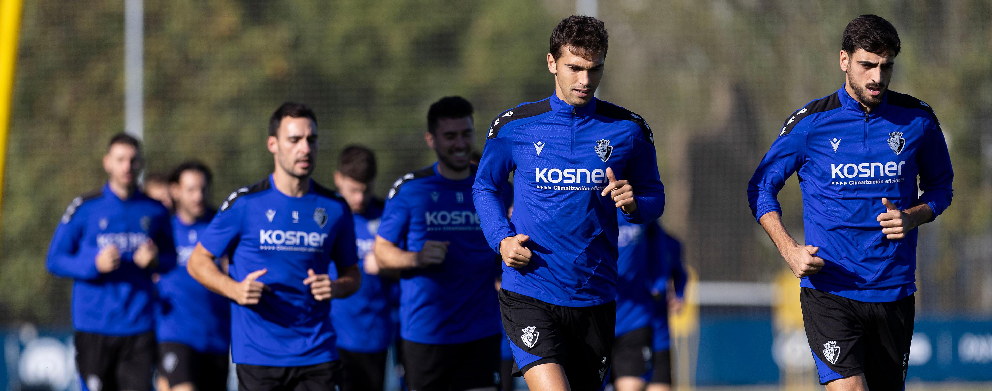 Osasuna vuelve al trabajo con la vista puesta en la Real Sociedad