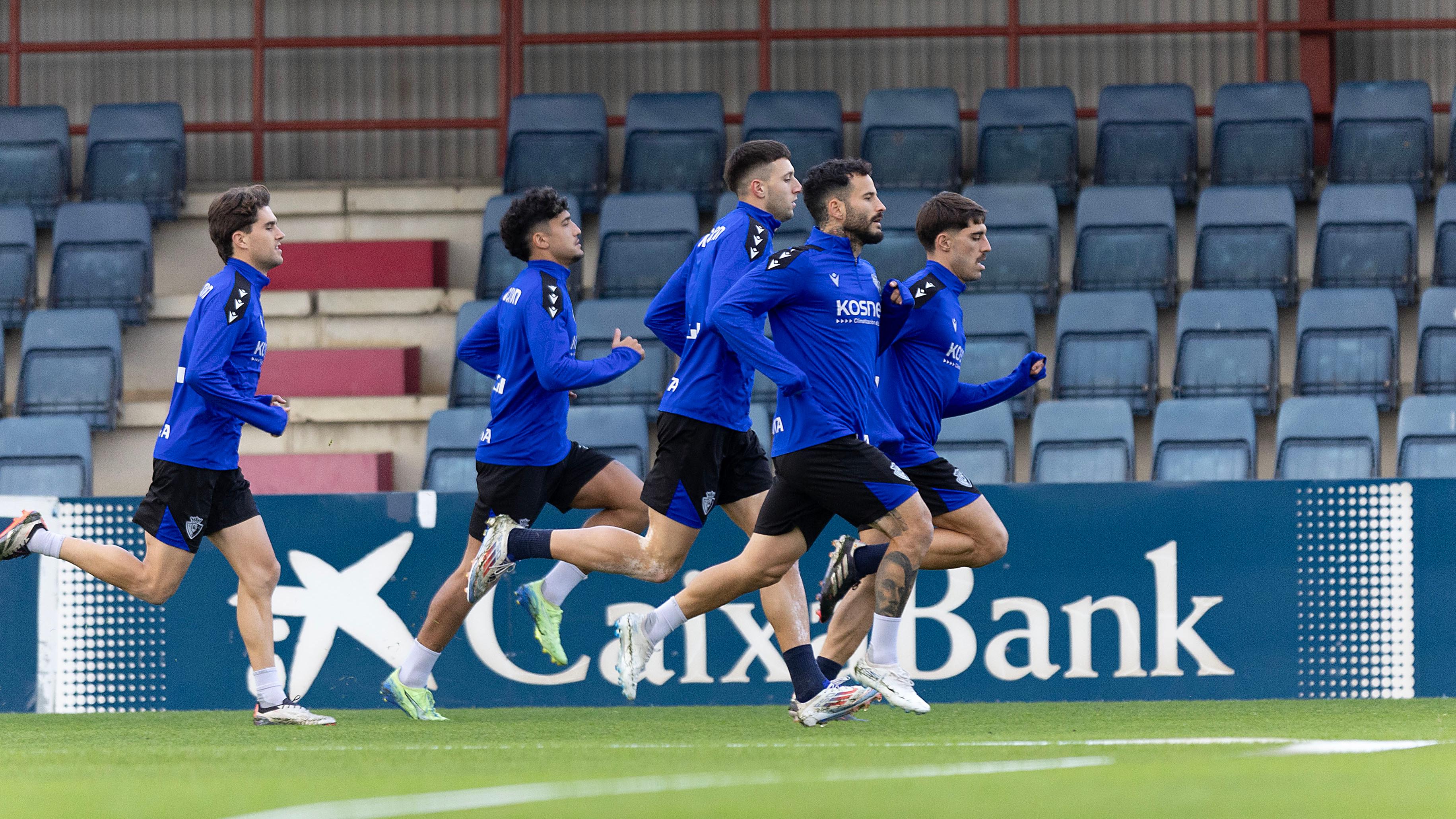 Osasuna regresa a los entrenamientos en Tajonar