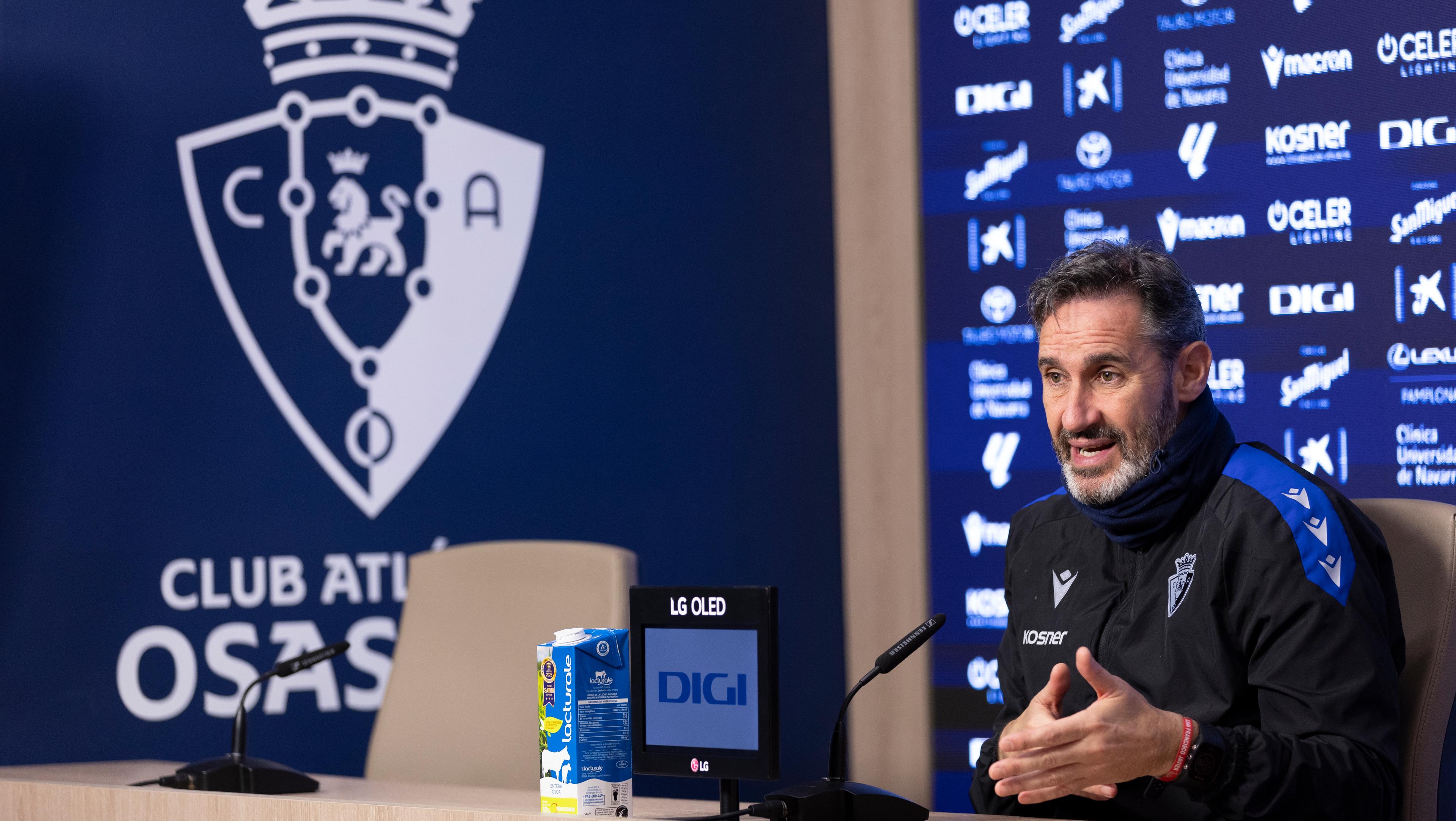 Vicente Moreno: “Mañana es un partido para jugar con el corazón y con la cabeza”