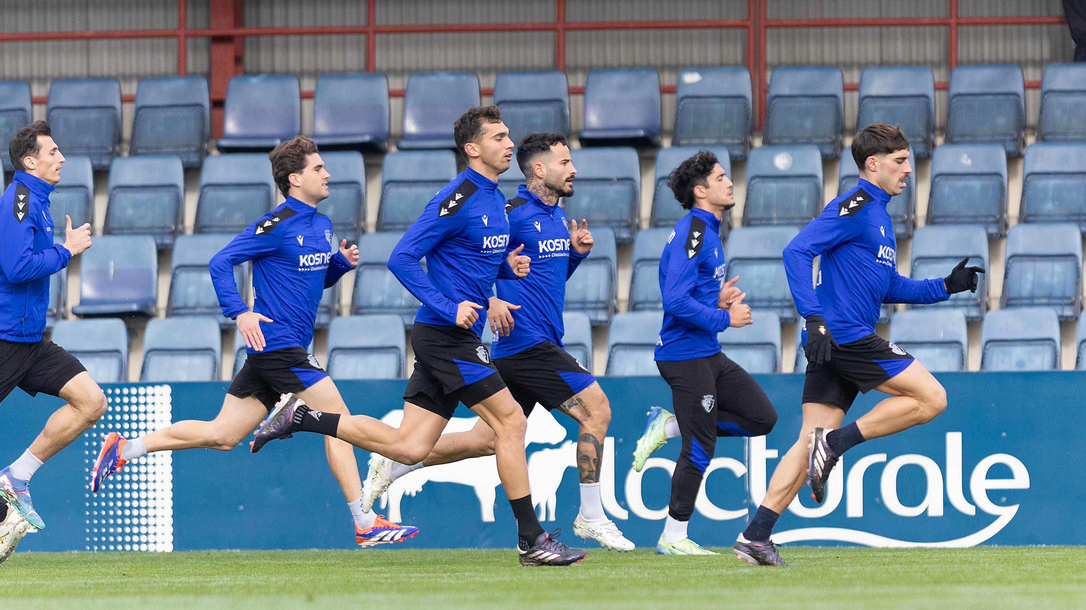 Osasuna regresa a los entrenamientos en Tajonar