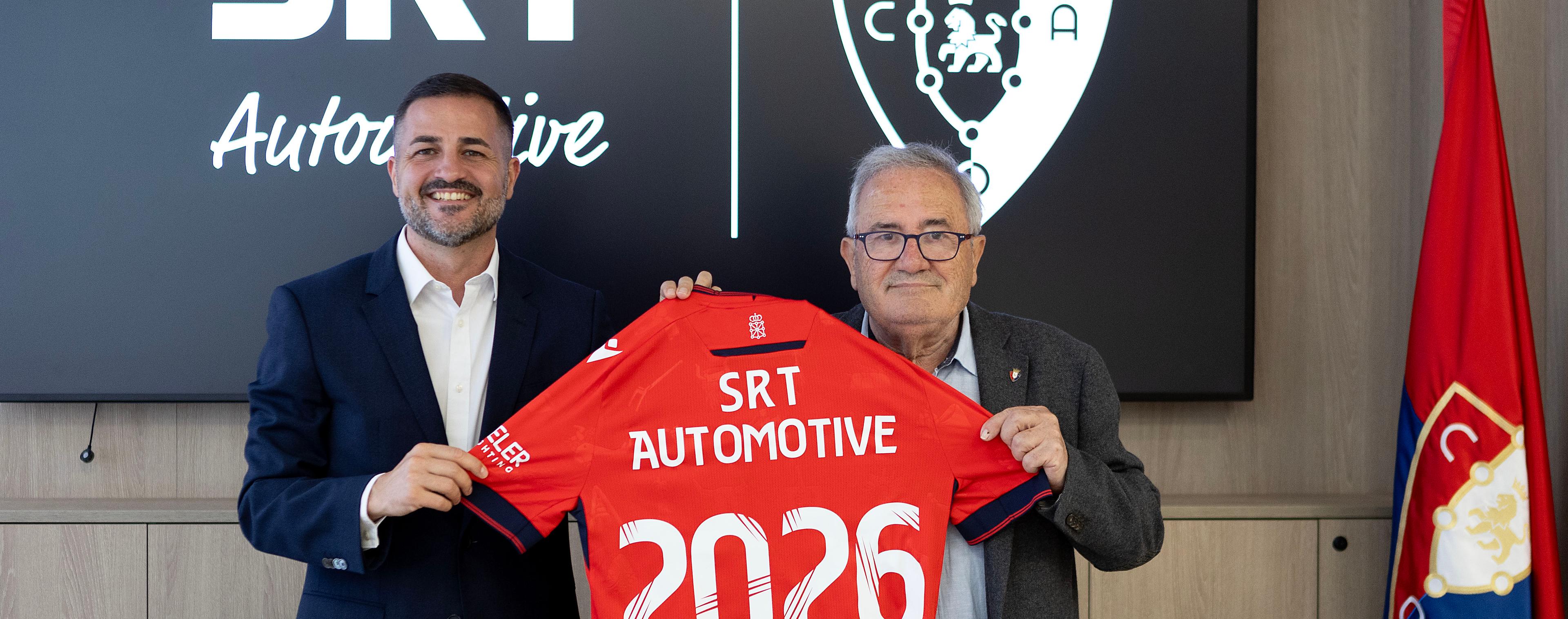 SRT Automotive, patrocinador oficial del Club Atlético Osasuna para las dos próximas temporadas