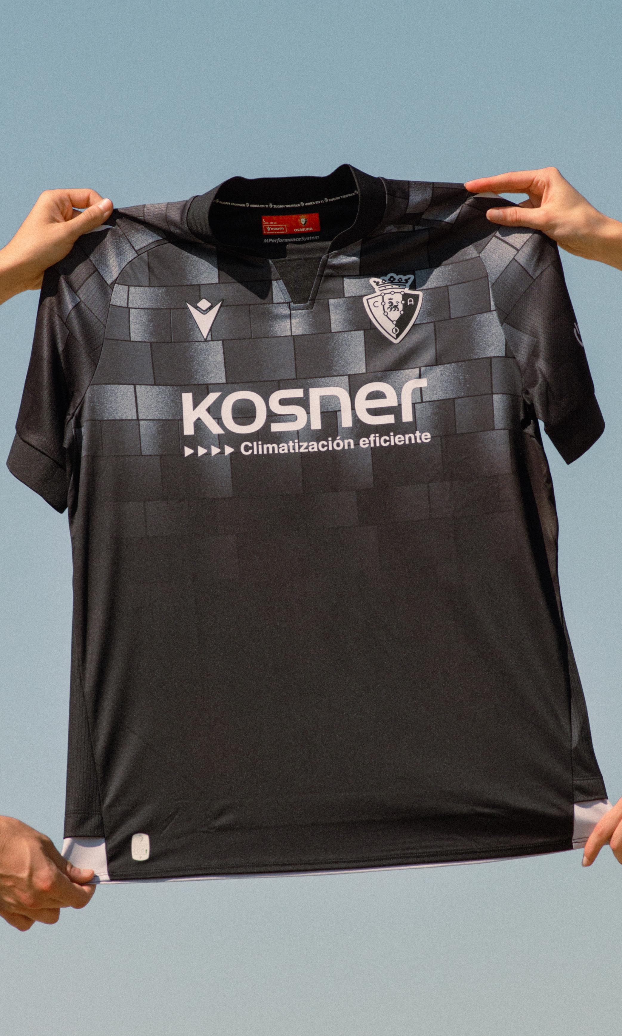 Osasuna unveils the alternative kit, a unique design inspired by the city walls at Pamplona's Citadel