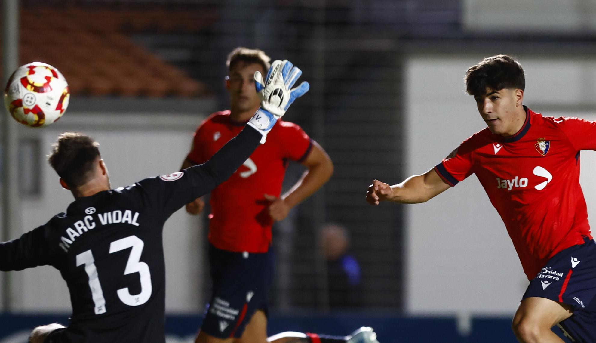 Trabajada victoria de Osasuna Promesas ante el Celta Fortuna (3-1)