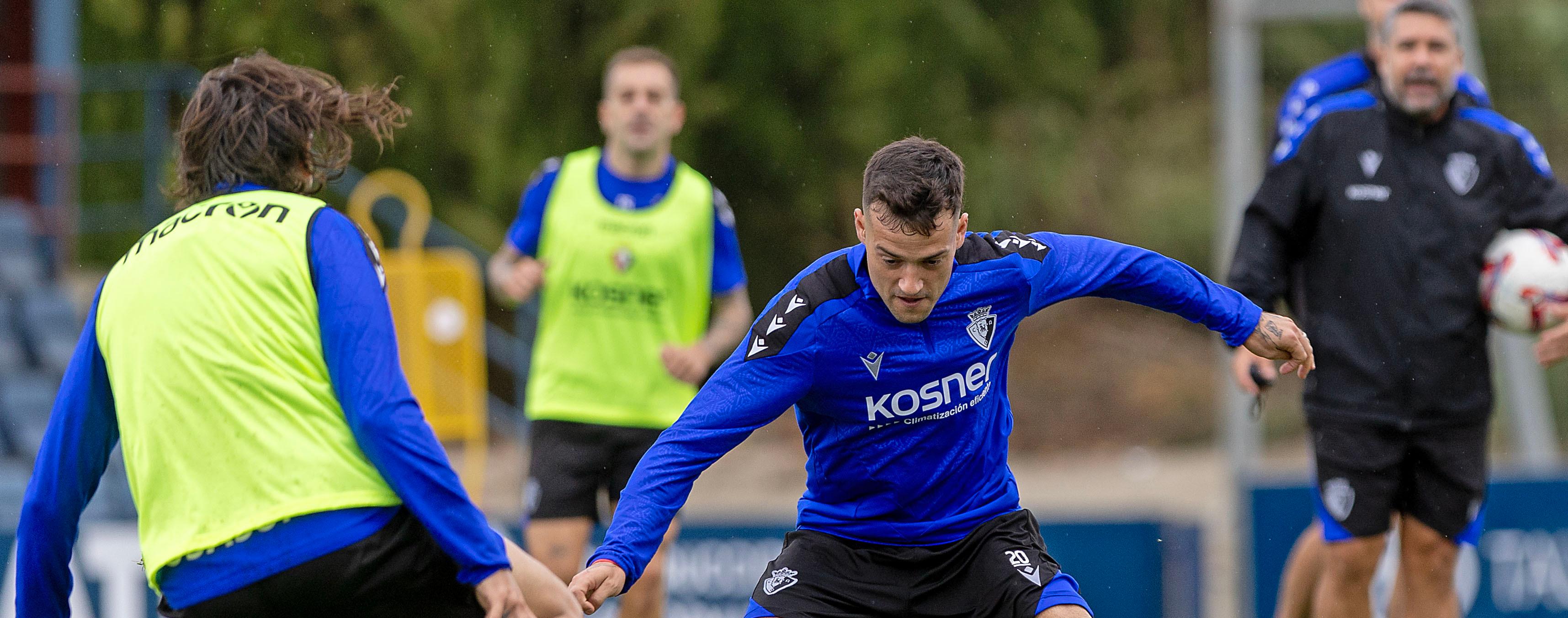 Osasuna retoma los entrenamientos con una sesión en Tajonar 